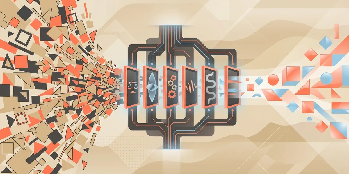 Six-question creative preflight checklist for AI-generated ads showing quality control gates before launch